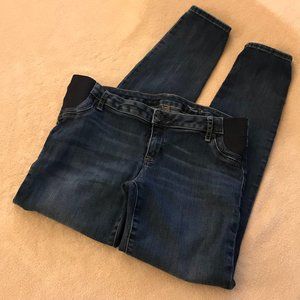 GAP MATERNITY TRUE SKINNY JEANS SIZE 12 in color RICH INDIGO